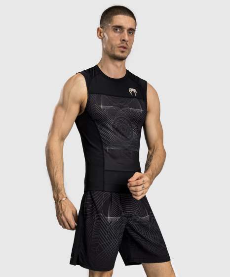 Venum Ärmelloses Rashguard G-Fit Air – Schwarz/Sand