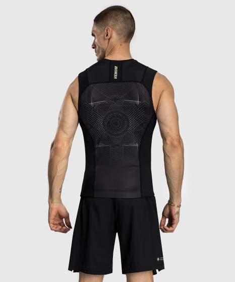 Venum Ärmelloses Rashguard G-Fit Air – Schwarz/Sand
