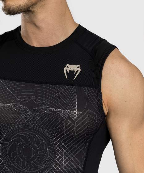 Venum Ärmelloses Rashguard G-Fit Air – Schwarz/Sand