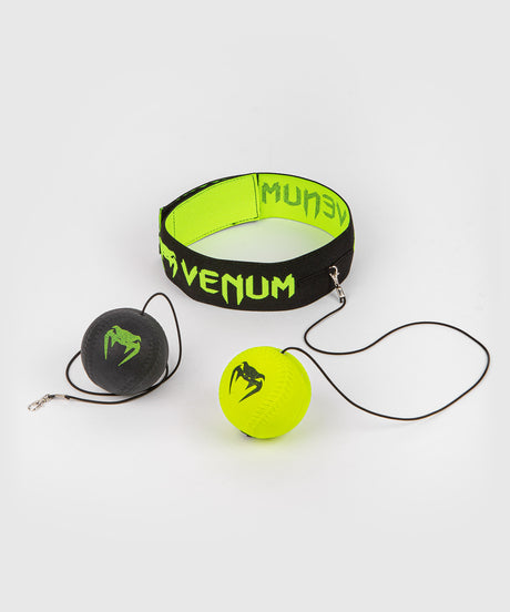 Venum Reflex Bal - Schwarz/Neon Gelb