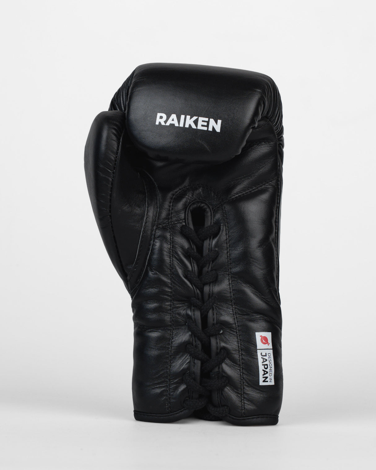 Raiken Boxhandschuhe KIBA Schnürung - Schwarz
