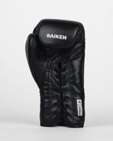 Raiken Boxhandschuhe KIBA Schnürung - Schwarz