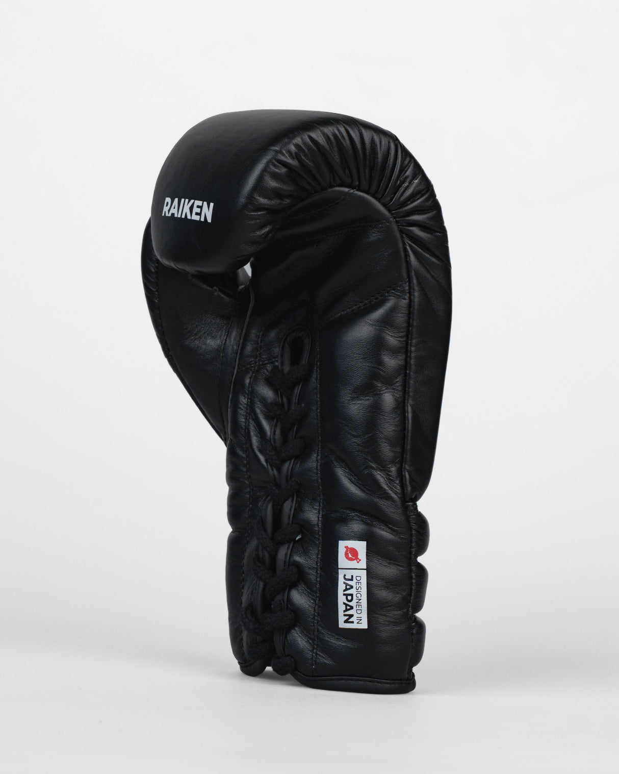 Raiken Boxhandschuhe KIBA Schnürung - Schwarz