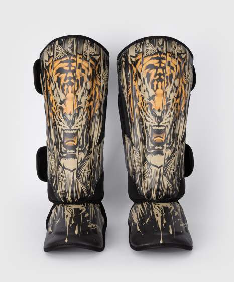 Venum Schienbeinschoner Tiger - Schwarz/Orange