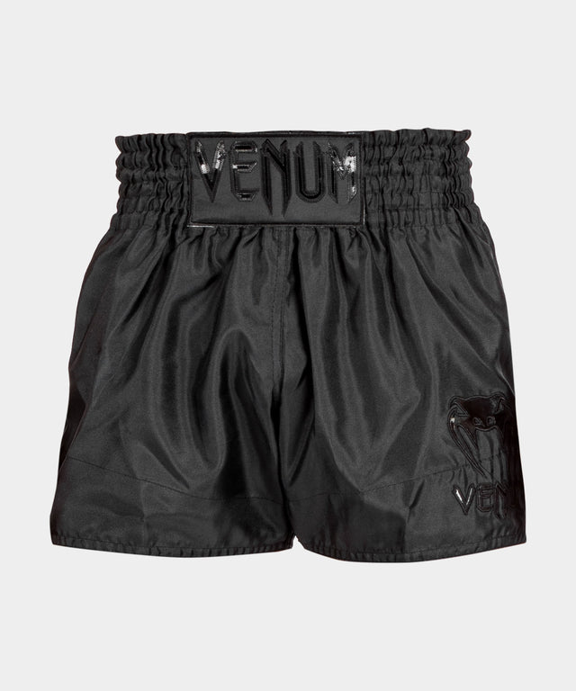 Venum Muay Thai Shorts Classic - Schwarz/Schwarz