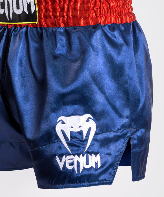 Venum Muay Thai Shorts Classic 2.0 - Blau/Rot/Weiss