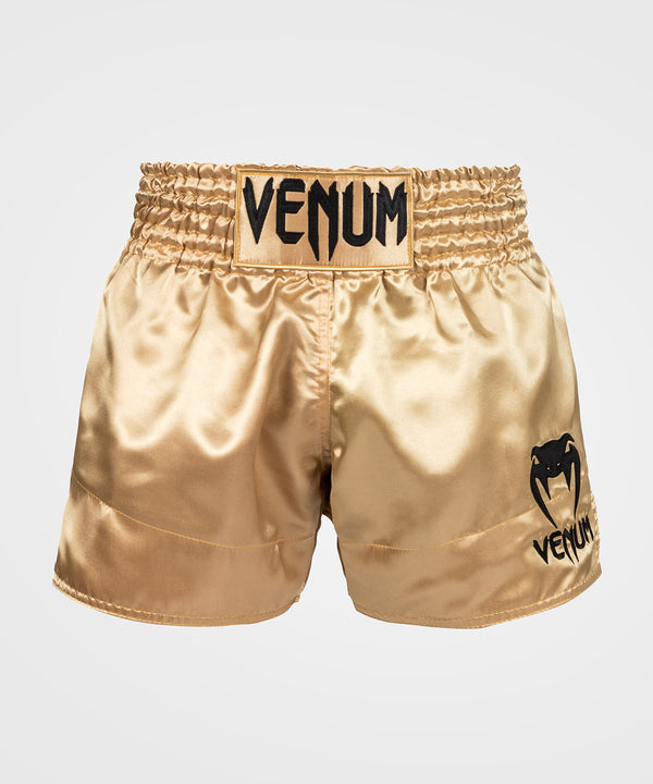 Venum Muay Thai Shorts Classic - Gold/Schwarz