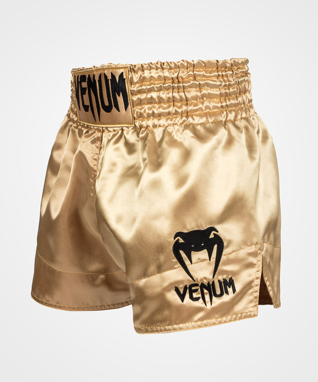 Venum Muay Thai Shorts Classic - Gold/Schwarz