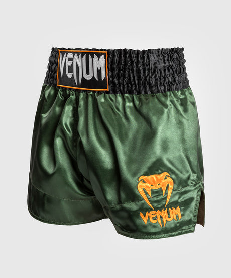 Venum Muay Thai Shorts Classic 2.0 - Grün/Schwarz/Gold