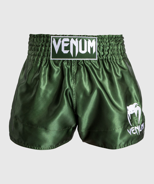 Venum Muay Thai Shorts Classic 2.0 - Grün/Weiss
