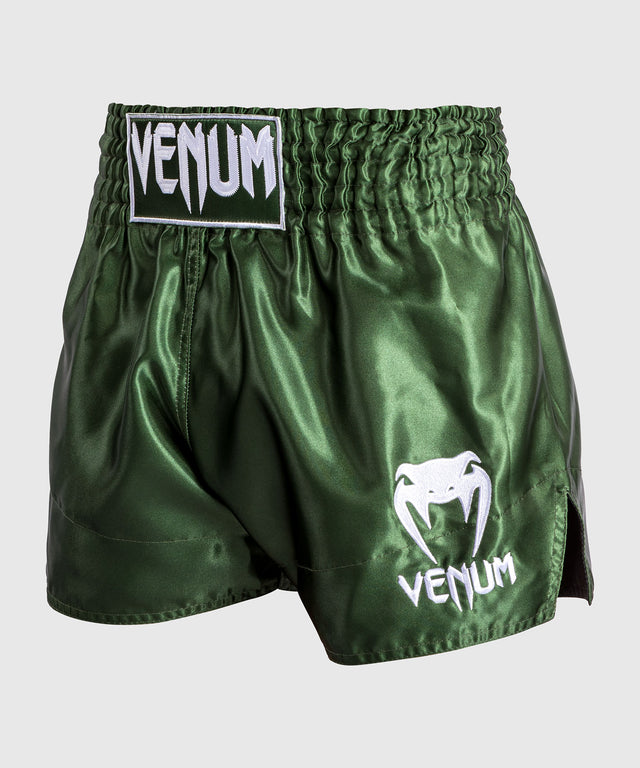 Venum Muay Thai Shorts Classic 2.0 - Grün/Weiss