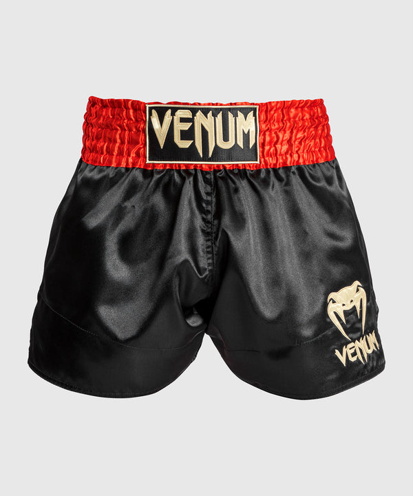 Venum Muay Thai Shorts Classic 2.0 - Schwarz/Rot/Gold