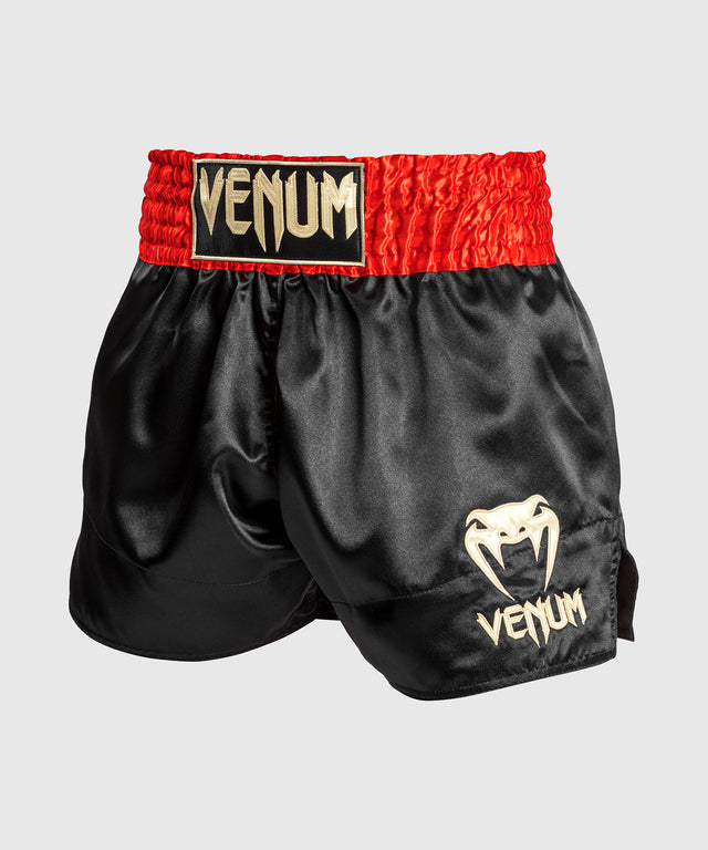 Venum Muay Thai Shorts Classic 2.0 - Schwarz/Rot/Gold