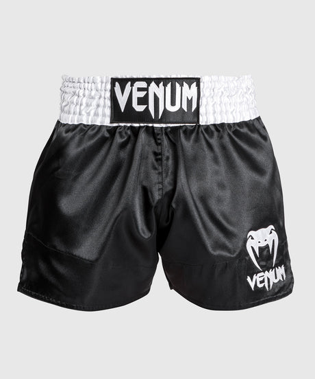 Venum Muay Thai Shorts Classic 2.0 - Schwarz/Weiss