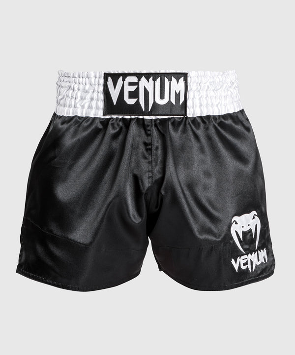 Venum Muay Thai Shorts Classic 2.0 - Schwarz/Weiss