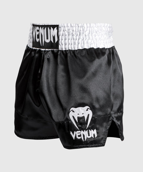 Venum Muay Thai Shorts Classic 2.0 - Schwarz/Weiss
