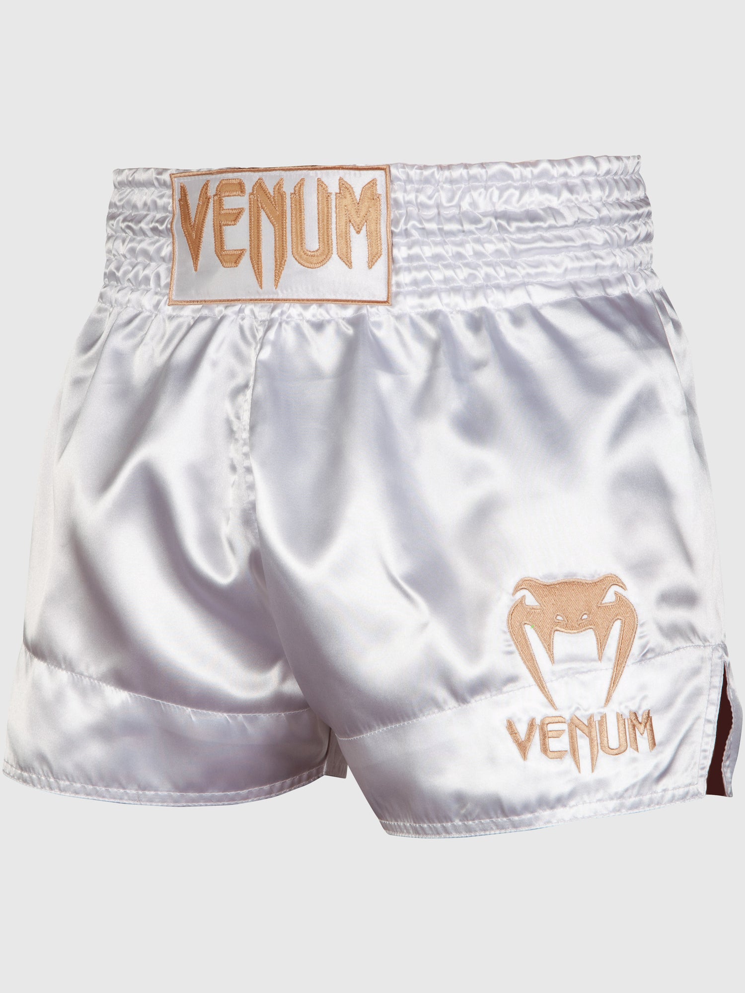 Venum Muay Thai Shorts Classic - Weiss/Gold