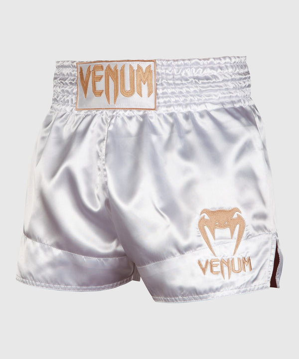 Venum Muay Thai Shorts Classic - Weiss/Gold
