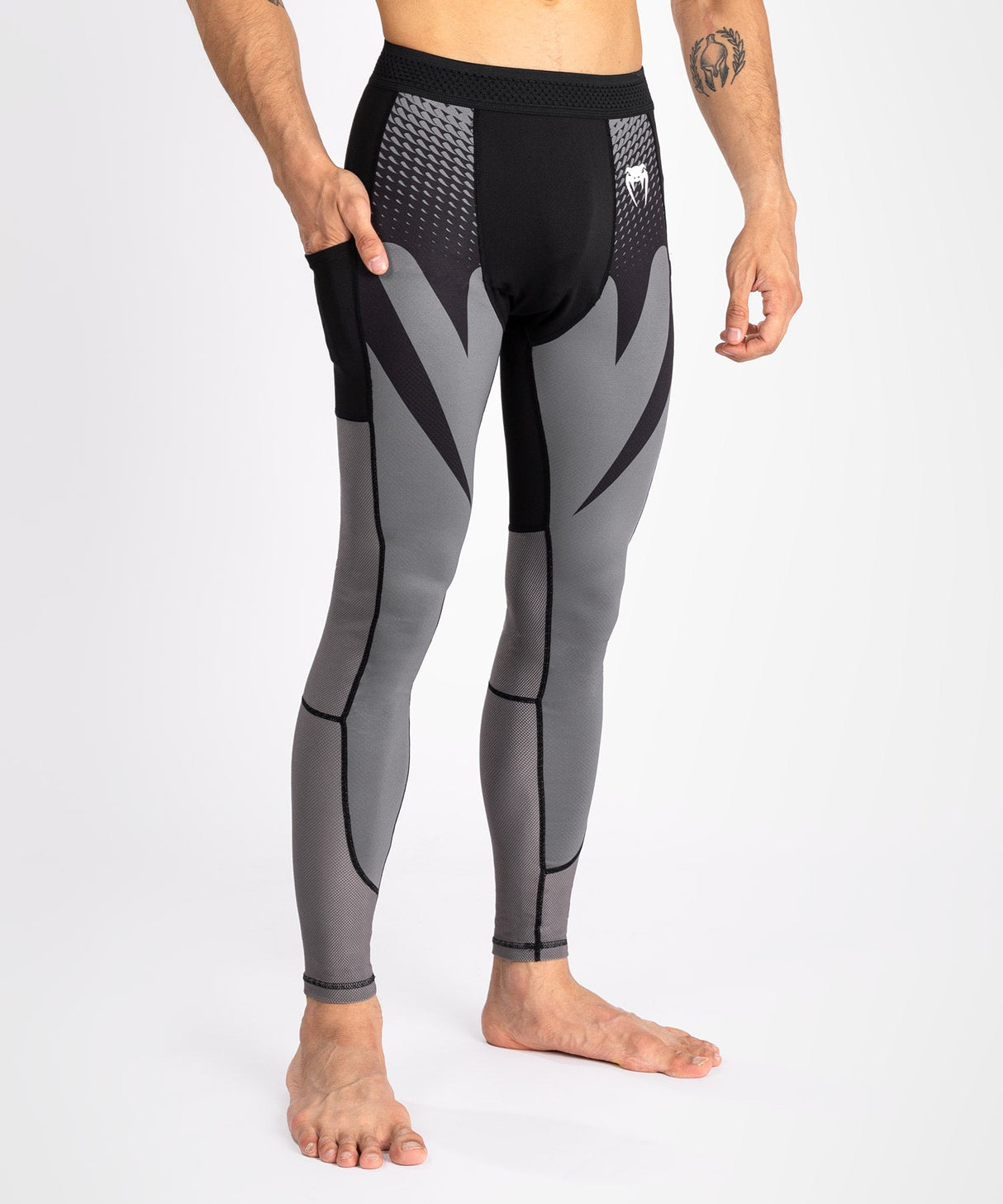 Venum Compression Pants Attack - Schwarz/Grau