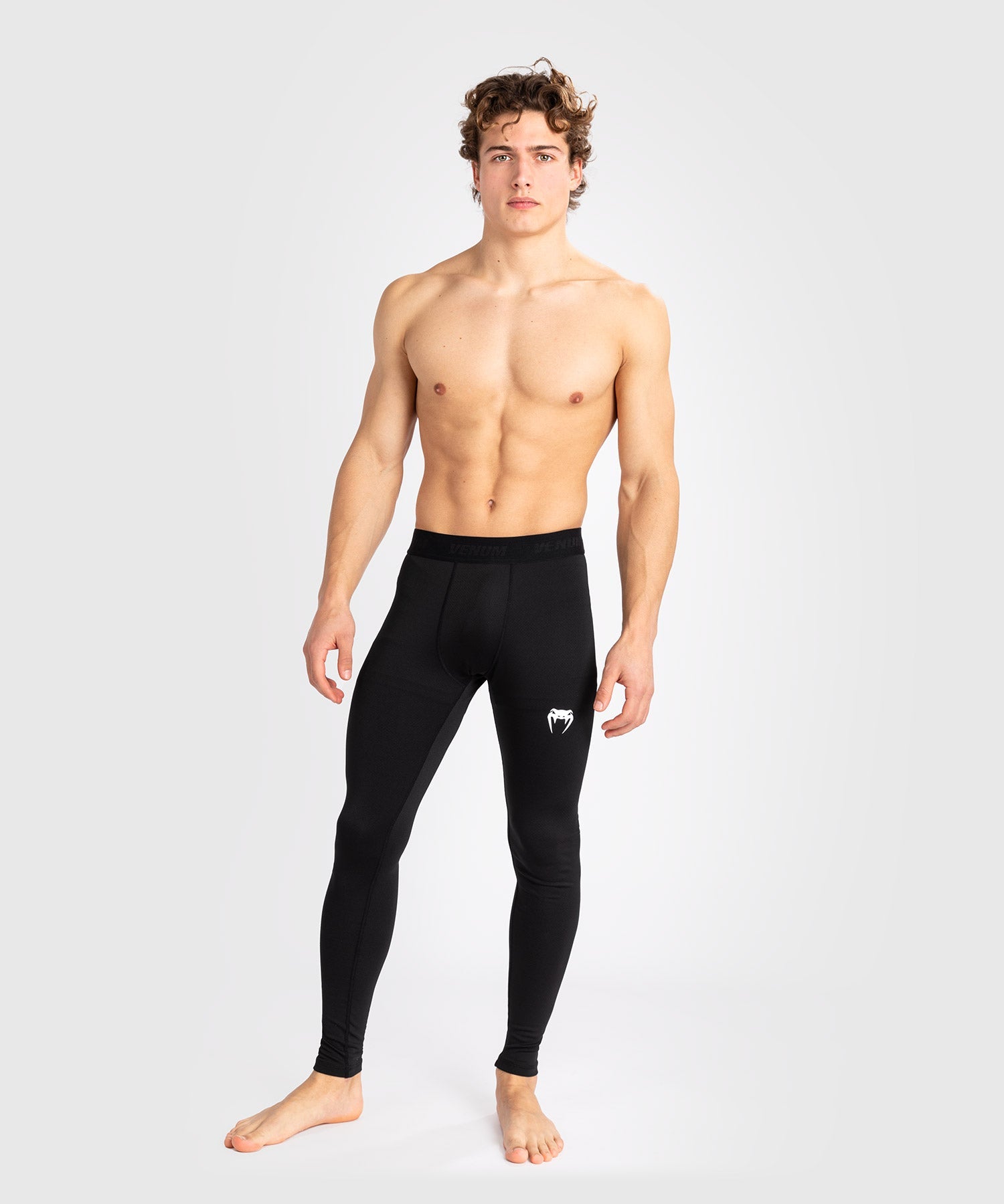 Venum Kompressionshosen Contender - Schwarz/Weiss