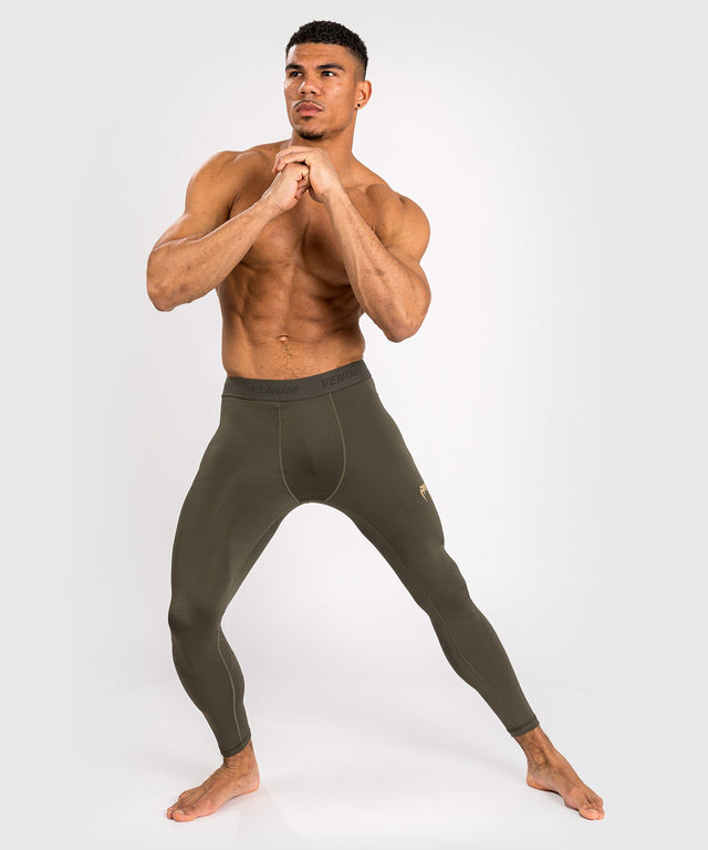 Venum Kompressionshosen Contender – Khaki Grün