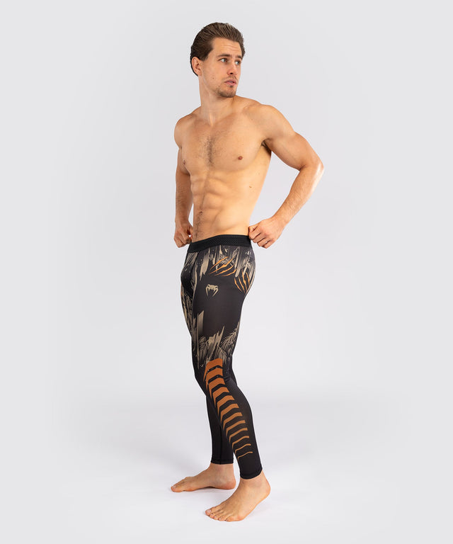 Venum Kompressionshose Tiger - Schwarz/Orange