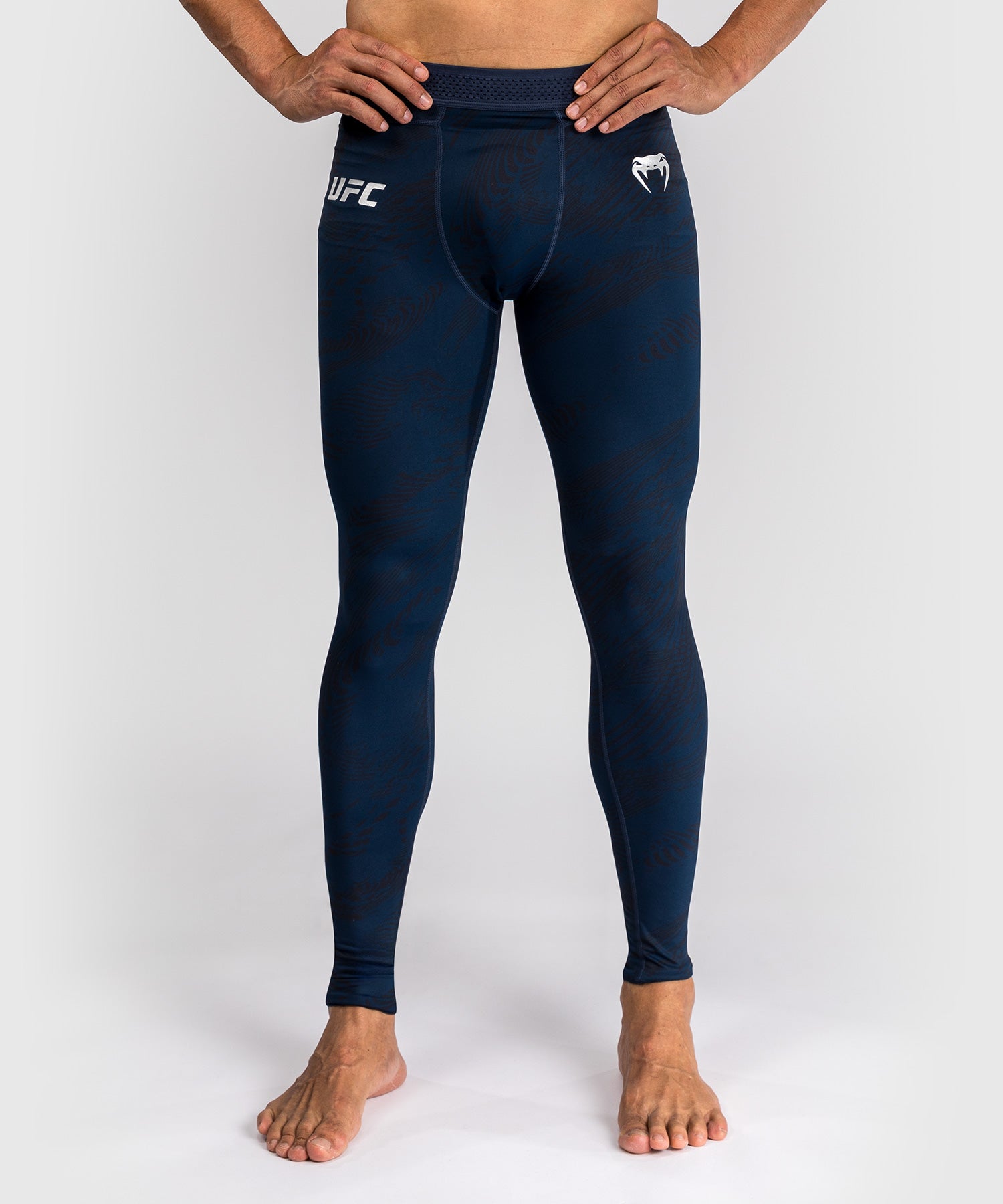 UFC Venum Compression Pants Fusion Fight Week – Marineblau