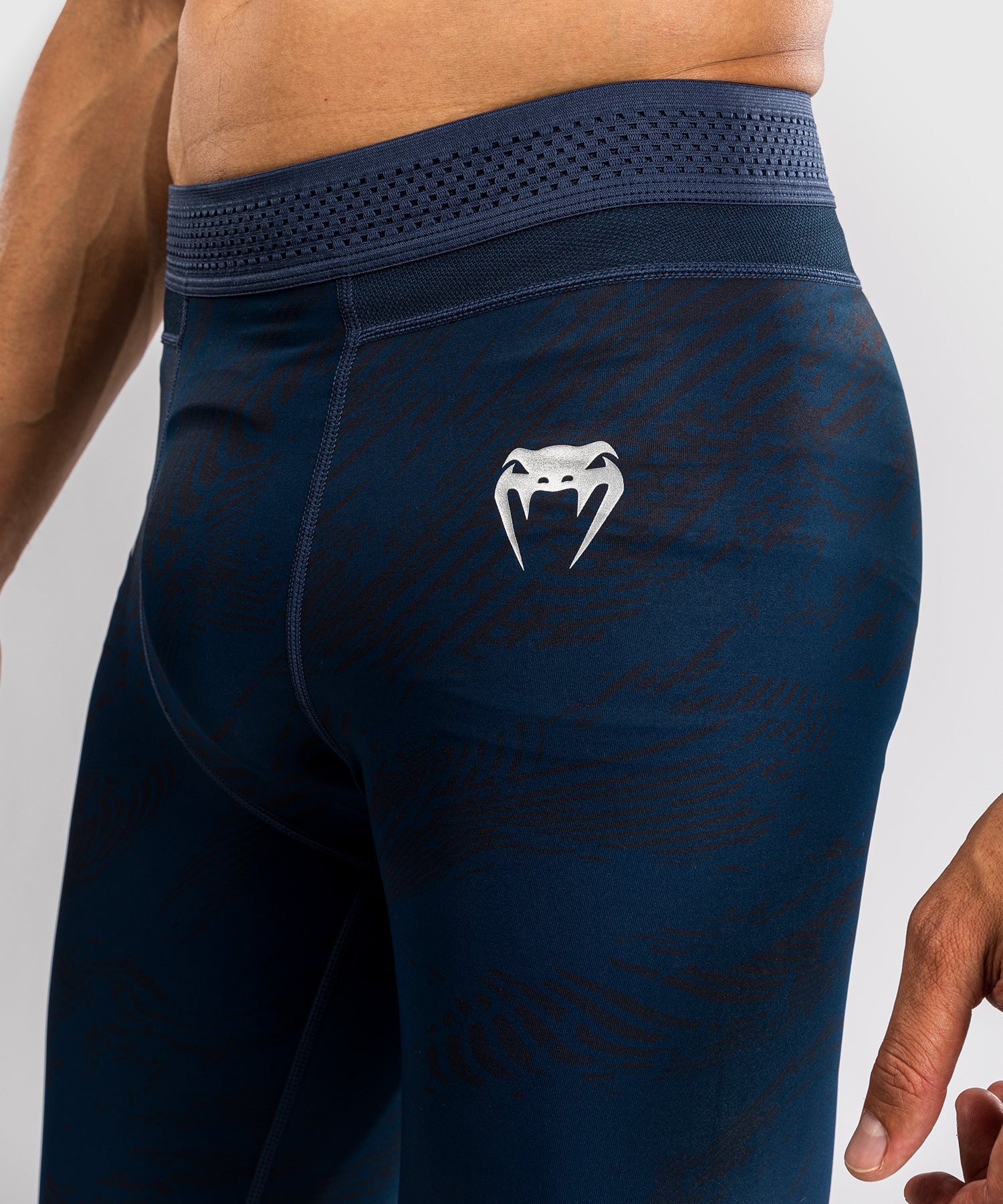 UFC Venum Compression Pants Fusion Fight Week – Marineblau