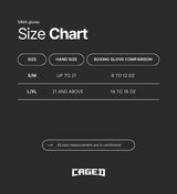 Caged MMA Handschuhe Shadow - Schwarz/Schwarz