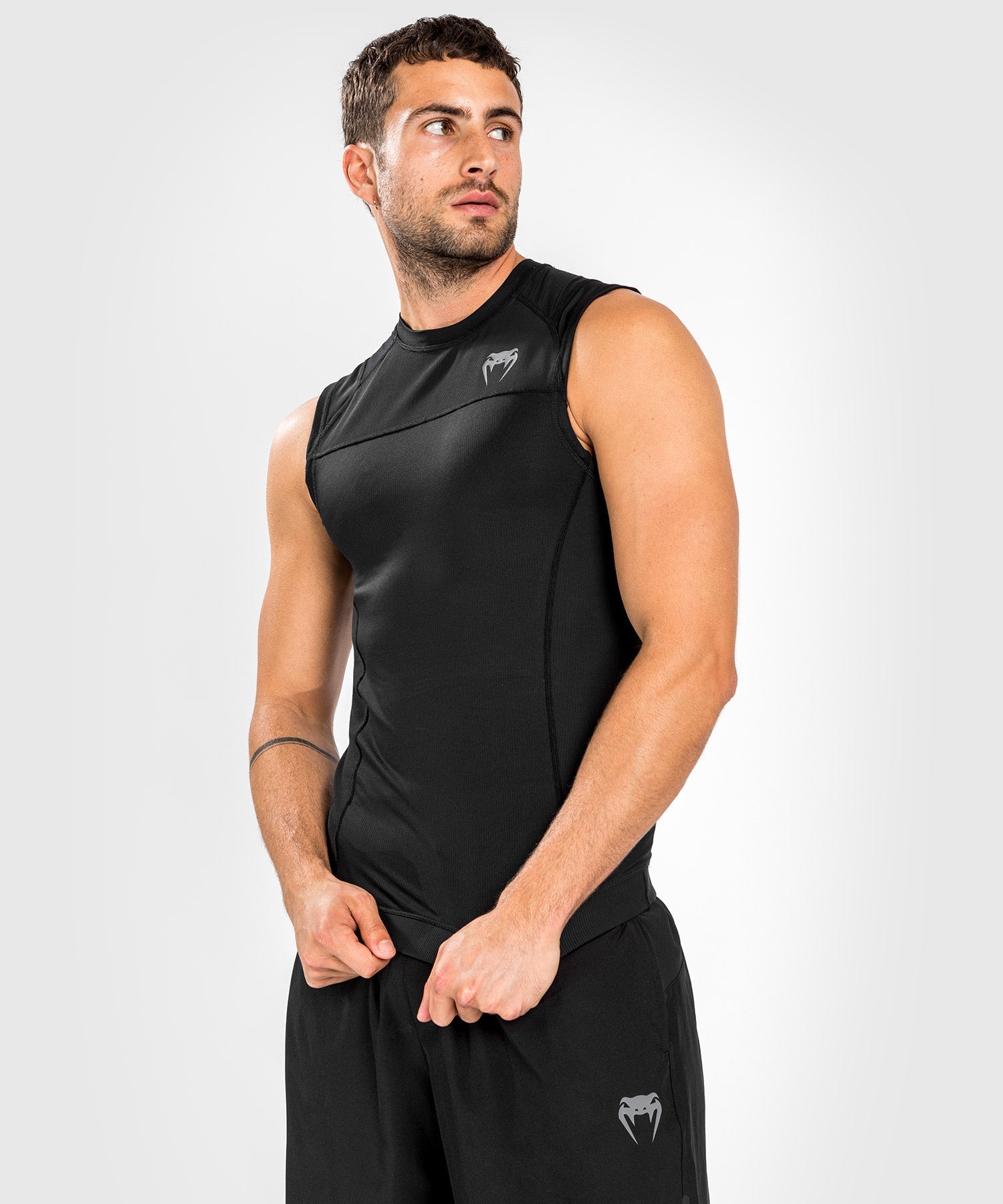 Venum Rashguard G-Fit Air Sleeveless - Schwarz/Schwarz