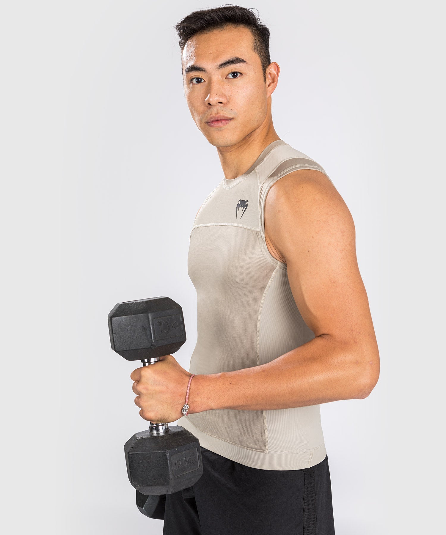 Venum Rashguard G-Fit Air Sleeveless - Sand