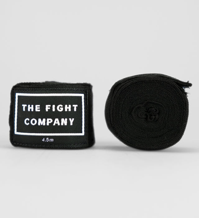 TFC Boxbandagen Premium - Schwarz/Weiss - The Fight Company Deutschland