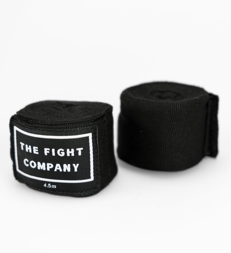 TFC Boxbandagen Premium - Schwarz/Weiss - The Fight Company Deutschland