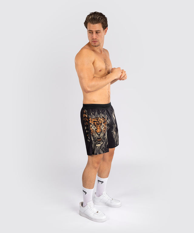 Venum Trainingsshorts Tiger – Schwarz/Orange