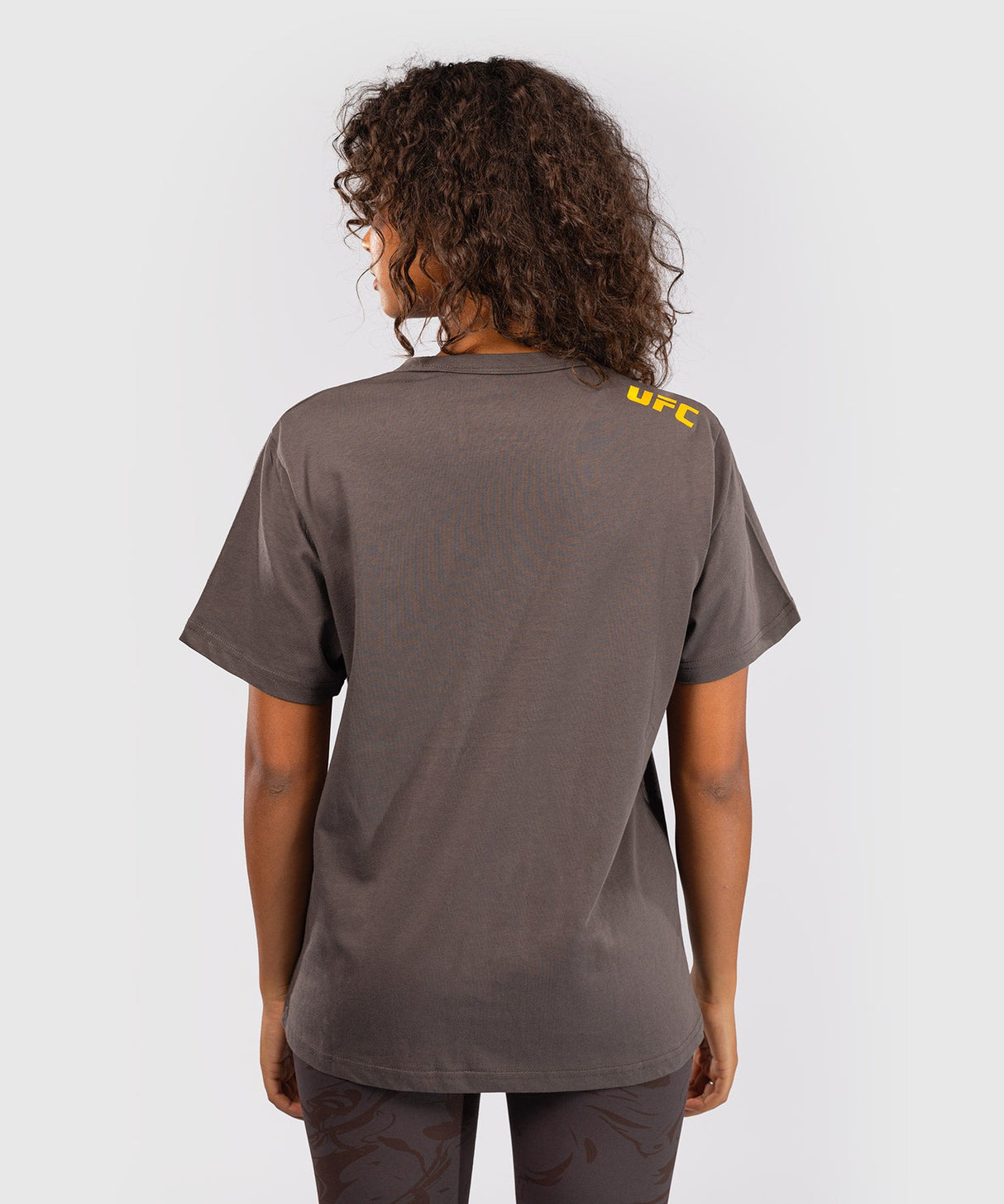 UFC Venum T-Shirt Damen Fusion Fight Week – Braun