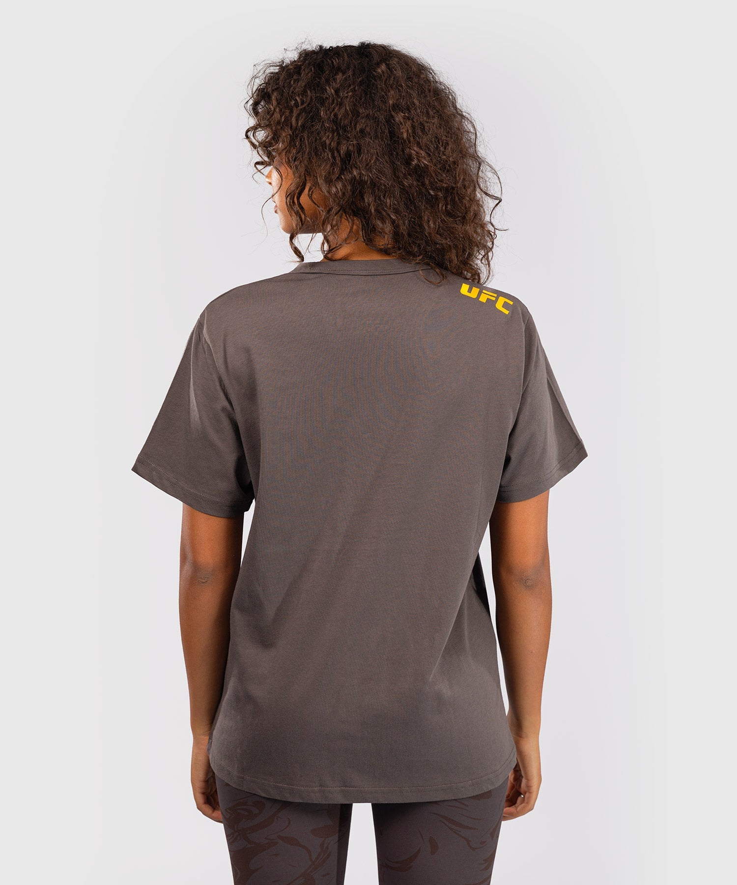 UFC Venum T-Shirt Damen Fusion Fight Week – Braun