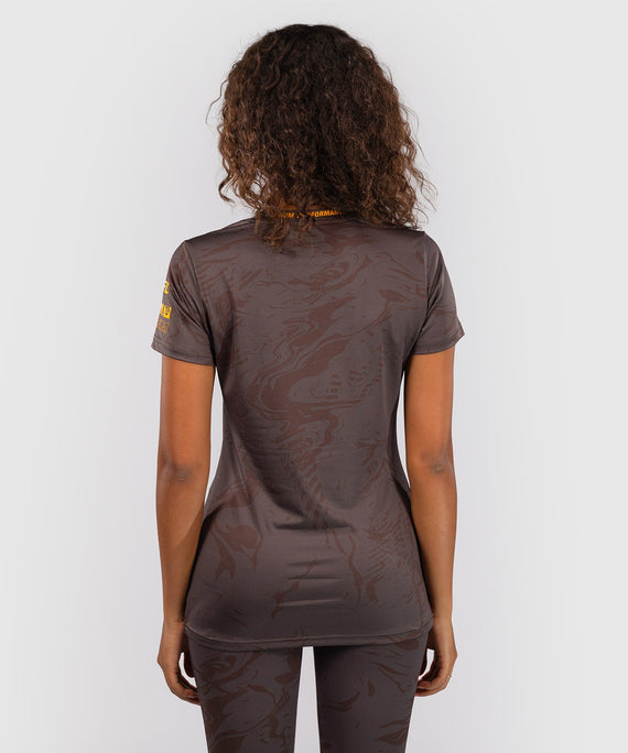 UFC Venum Dry-Tech T-Shirt Damen Fusion Fight Week – Braun