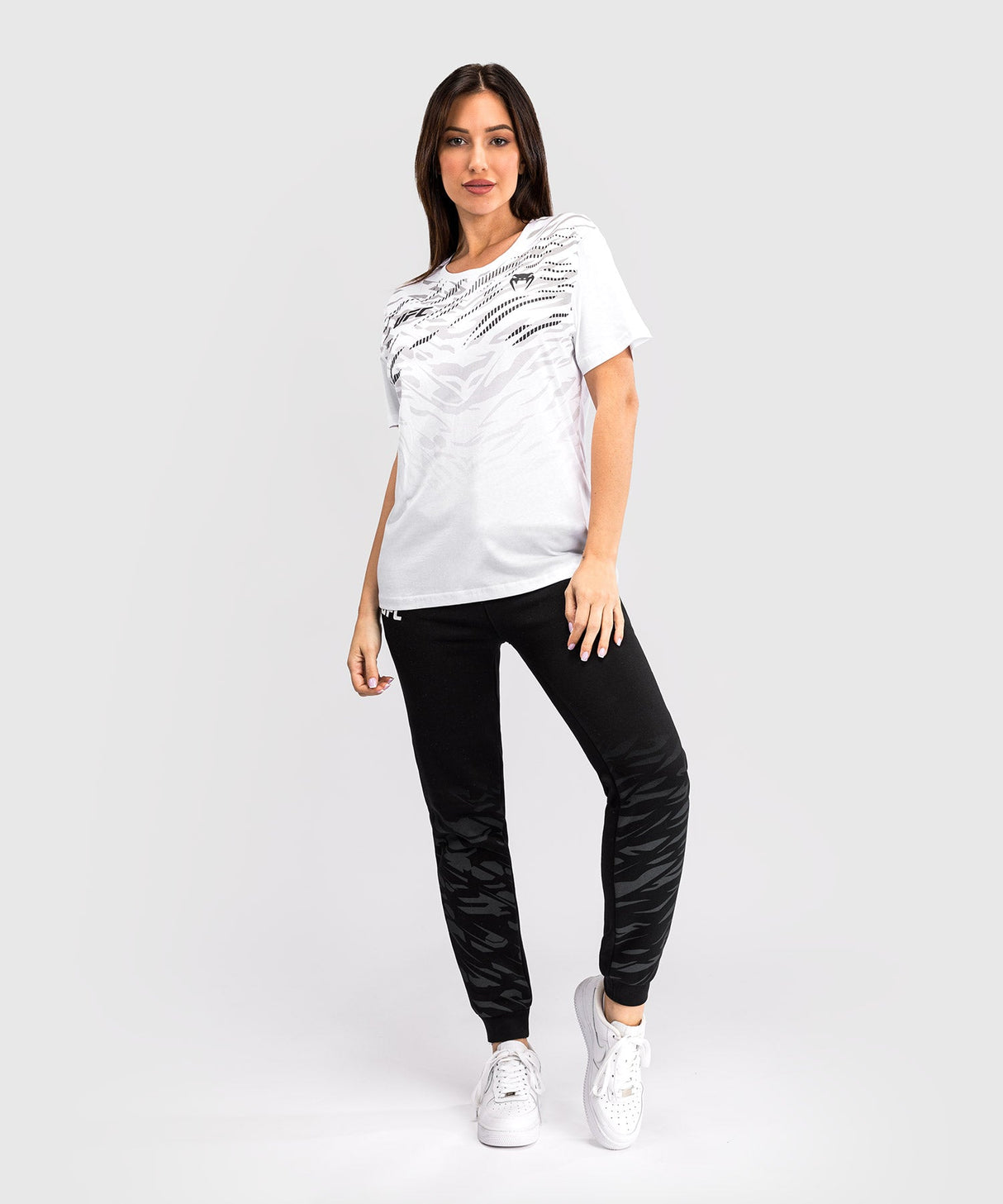 UFC Venum T-Shirt Damen Fusion – Weiss