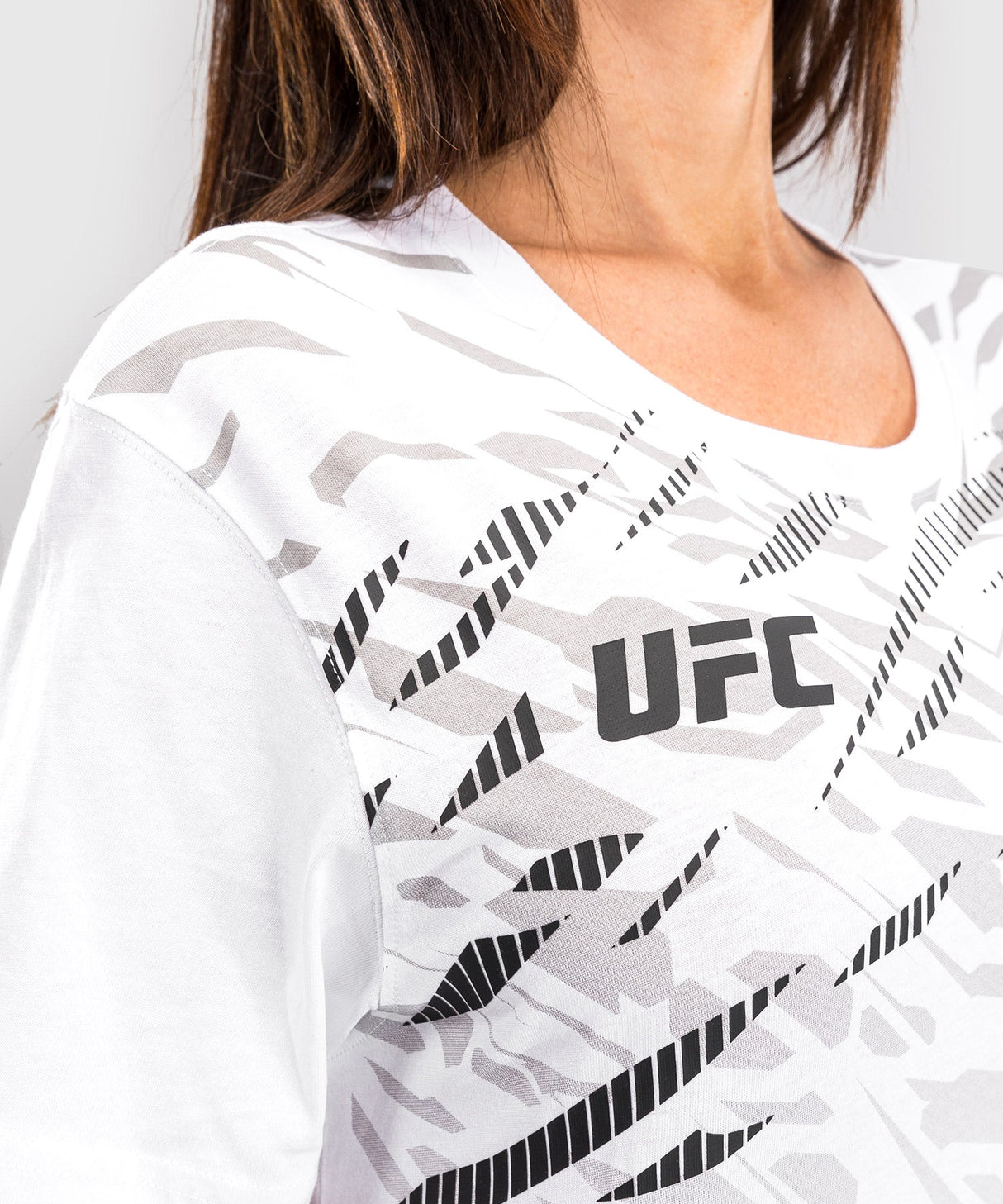 UFC Venum T-Shirt Damen Fusion – Weiss