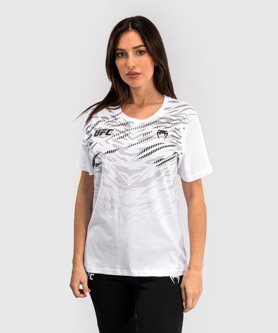 UFC Venum T-Shirt Damen Fusion – Weiss