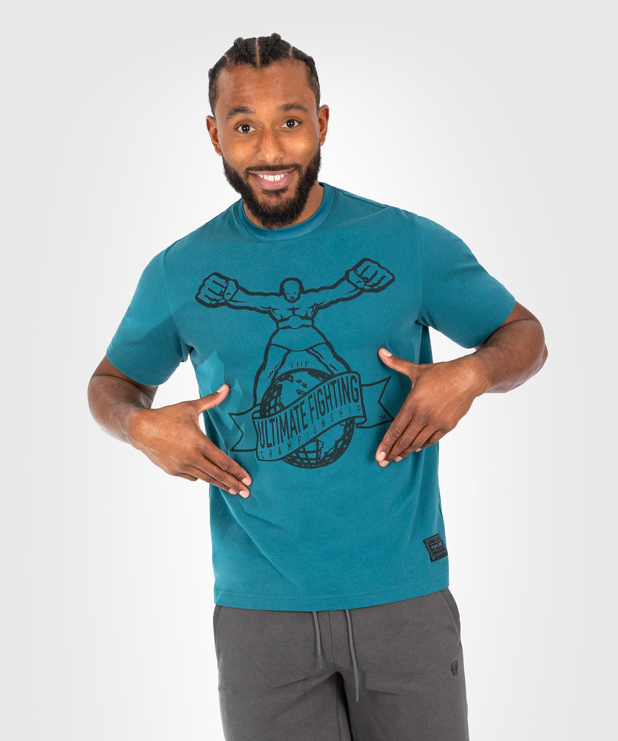 UFC Venum T-Shirt Ulti-Man – Blau