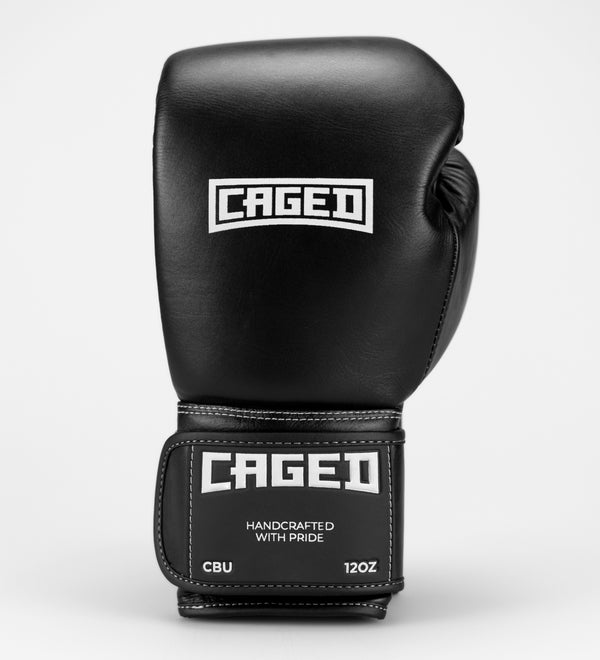 Caged Boxhandschuhe 'X' Series - Schwarz/Weiss