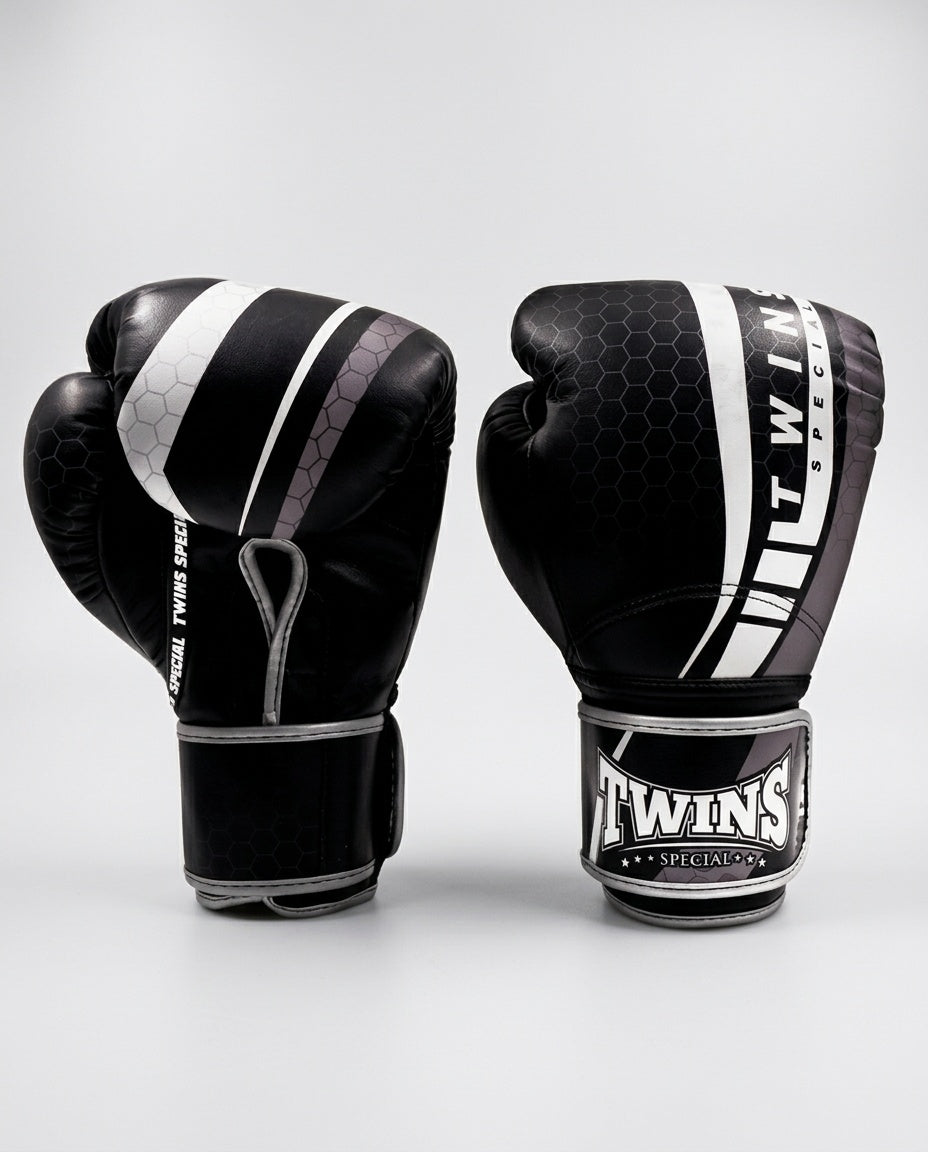 Twins Boxhandschuhe BGVL15 – Schwarz/Grau/Weiss