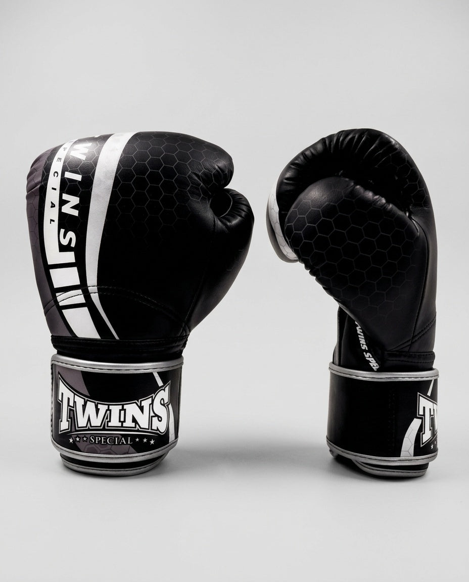 Twins Boxhandschuhe BGVL15 – Schwarz/Grau/Weiss