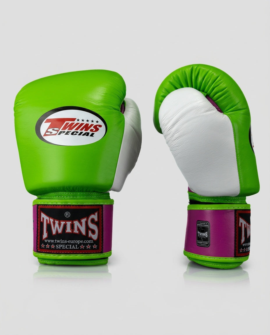 Twins Boxhandschuhe BGVL3 – Grün/Rosa/Weiss