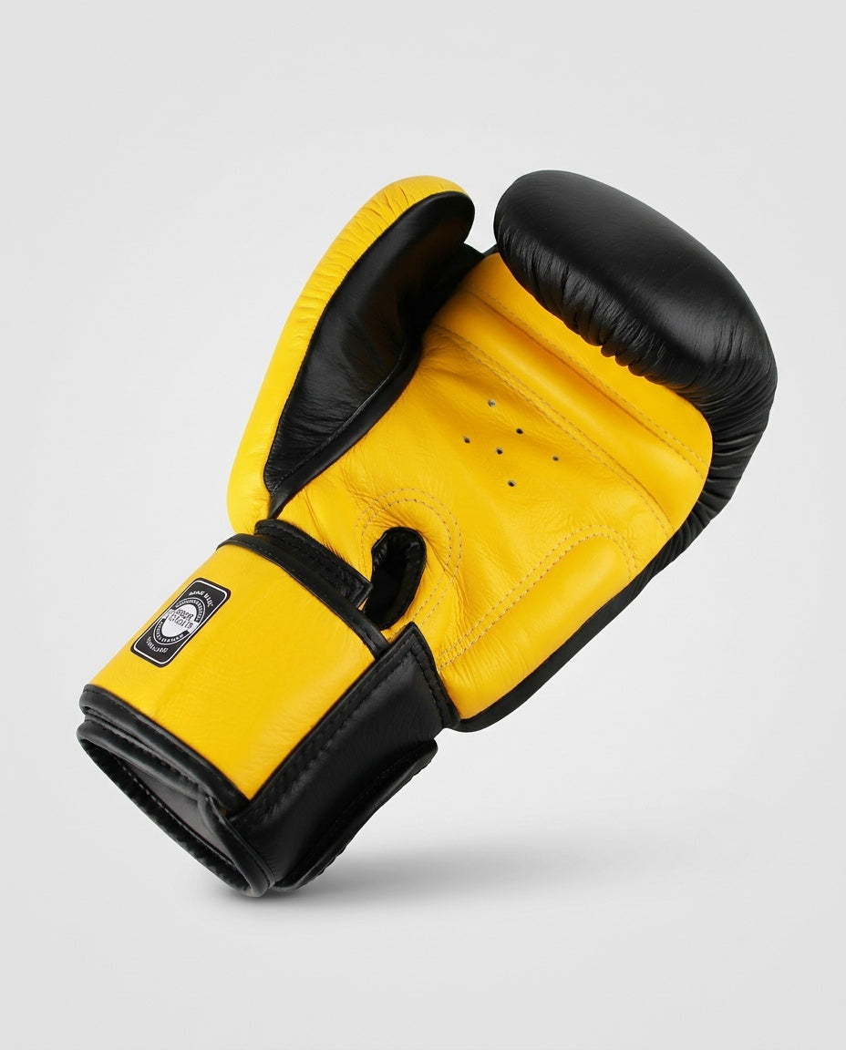 Twins Boxhandschuhe BGVL3 – Schwarz/Gelb
