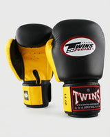 Twins Boxhandschuhe BGVL3 – Schwarz/Gelb