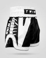 Twins Muay Thai Shorts TTBL Spine – Schwarz/Weiss