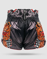 Twins Muay-Thai-Shorts TTBL Barong – Schwarz/Rot/Orange