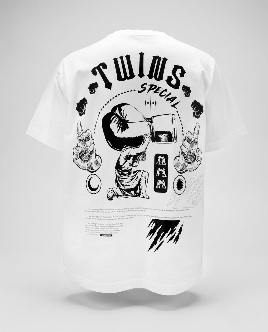 Twins T-Shirt „TT2“ – Weiss